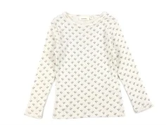 Lil Atelier turtledove blomstret bluse